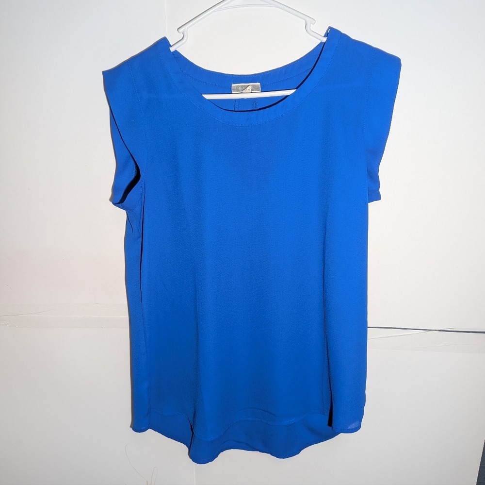Pleione royal blue Woman blouse Size Small